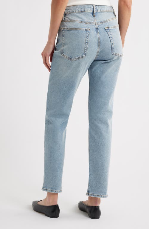 Shop Frame The Borrowed Mid Rise Boyfriend Jeans In Dolly