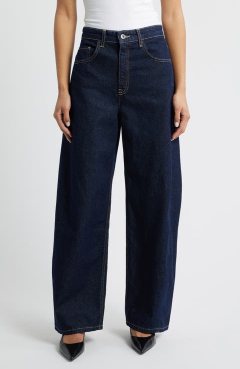 Mid Rise Balloon Jeans