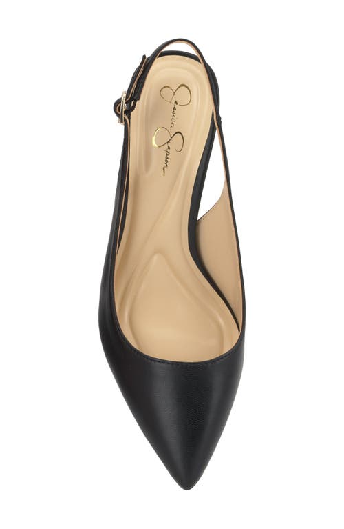 Jessica Simpson Dressi Slingback Pointed Toe Pump In Black