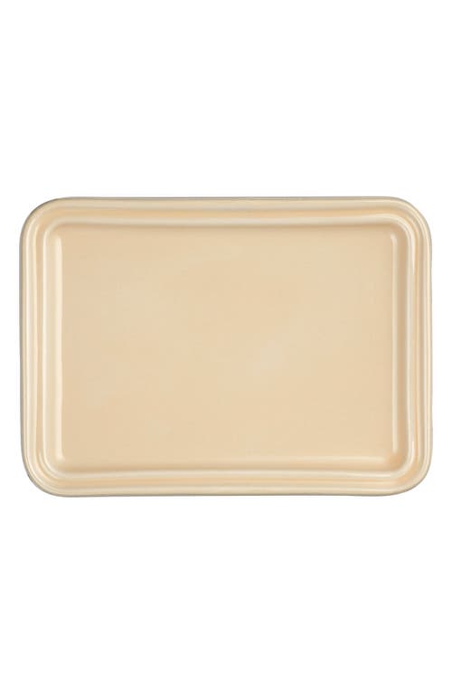 Le Creuset Heritage Butter Dish In Oyster