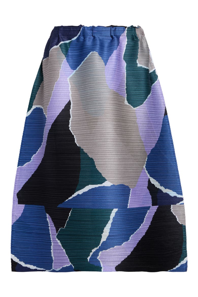 Surprise Pleated A-Line Midi Skirt, Alternate, color, PURPLE