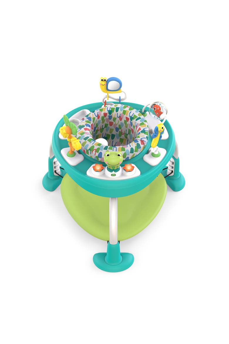 Bounce Bounce Baby 2-in-1 Activity Center Jumper & Table, Main, color, Green