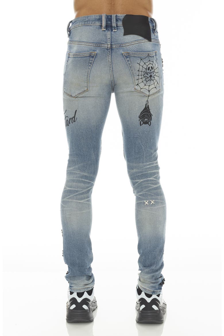 Punk Super Skinny Jeans, Alternate, color, ACID