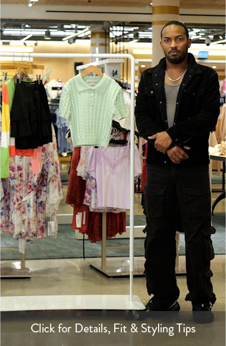 Kids' Cable Polo Sweater, sales video thumbnail