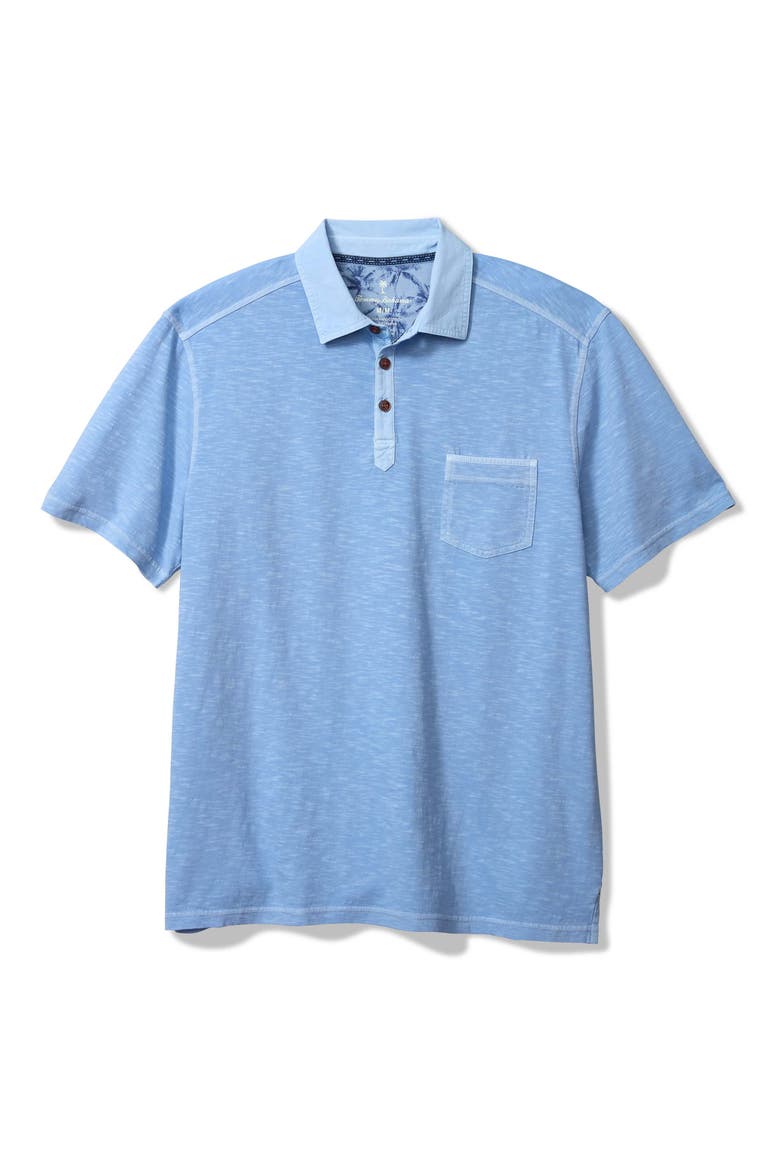 Condesa Canyon Organic Cotton Polo Shirt, Main, color, DUSTY LUPINE