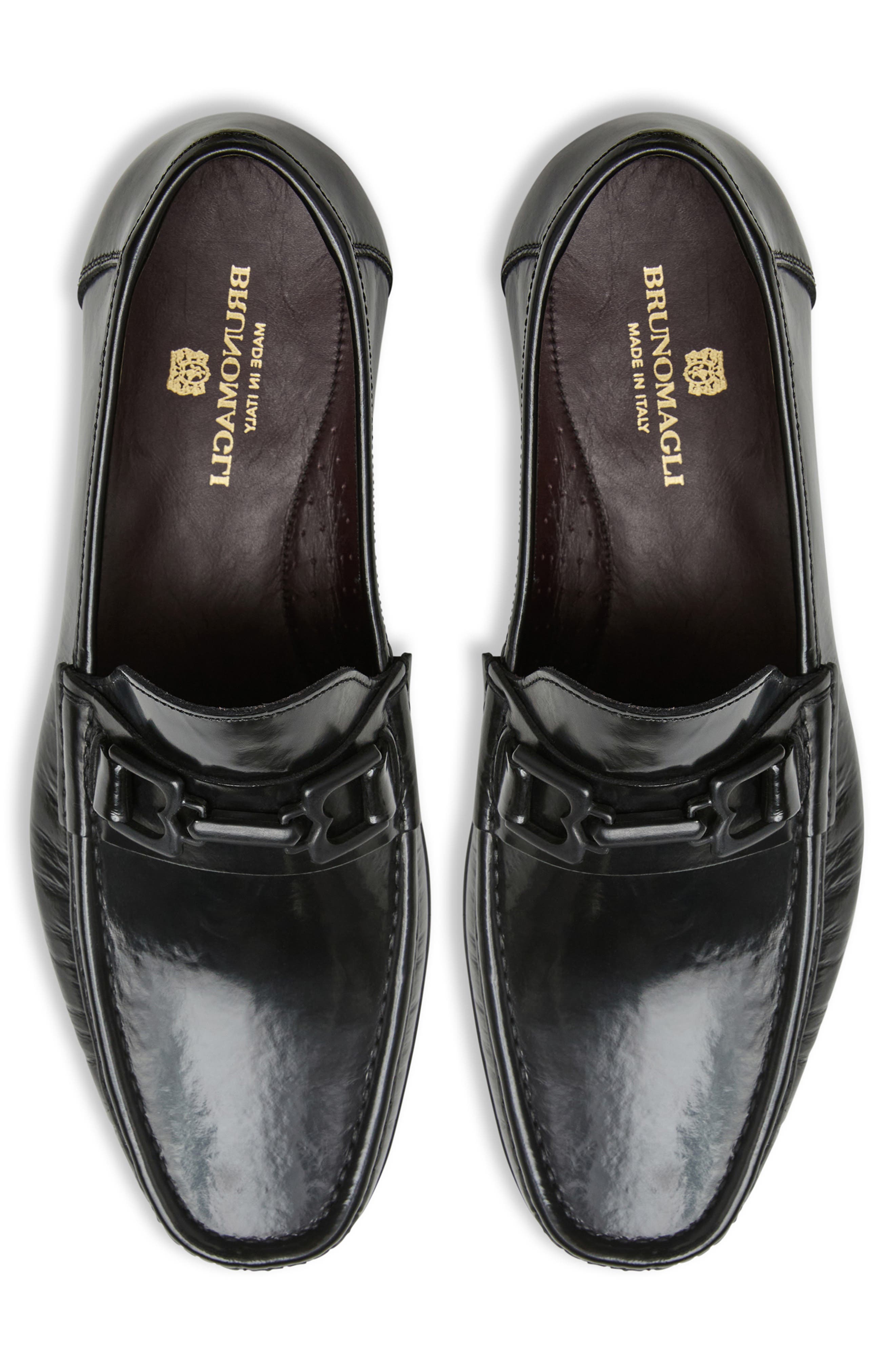Bruno Magli Trieste Bit Loafer, Alternate, color, Black Nappa