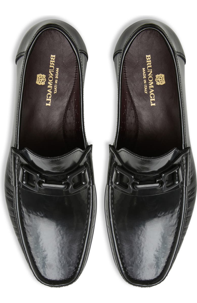 Bruno Magli Trieste Bit Loafer, Alternate, color, Black Nappa