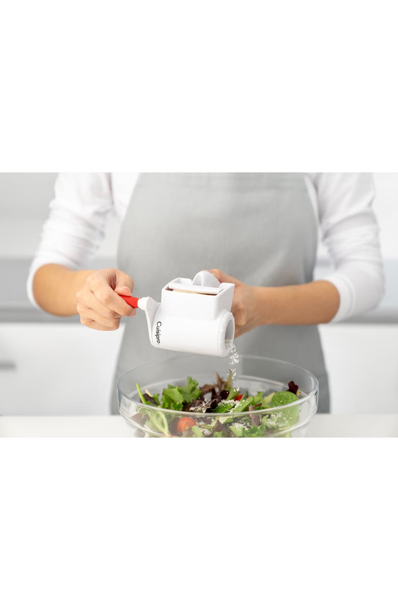 CUISIPRO Surface Glide Technology Rotary Dual Grater White, Alternate, color, White