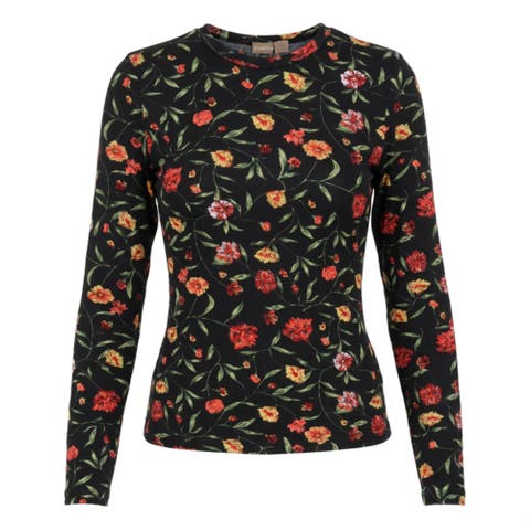 V-Neck Long Sleeve Top