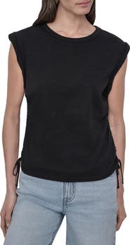 DKNY Jeans Ruched Knit Top