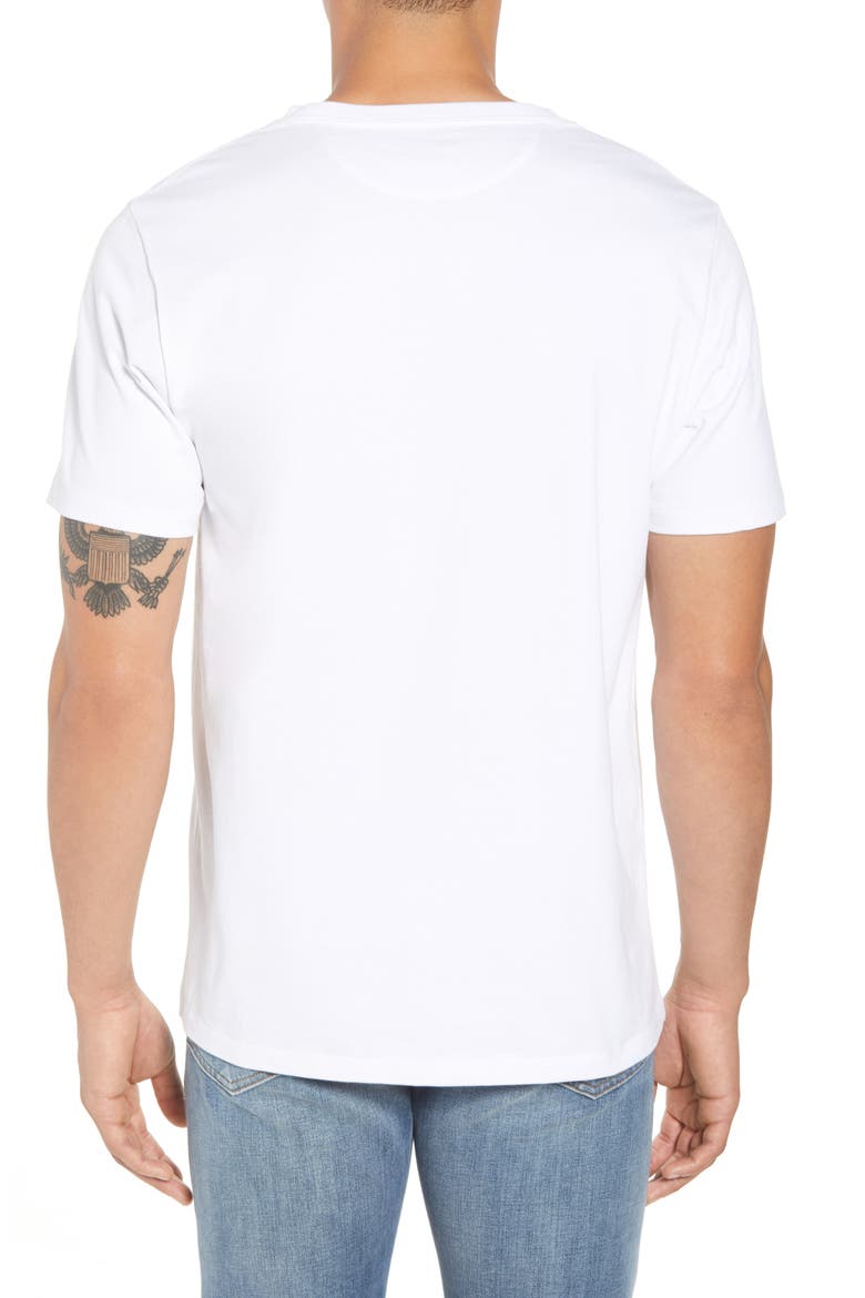 Heavyweight Classic Fit Cotton T-Shirt, Alternate, color, BLANC