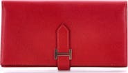 Pre-Owned Hermes Bearn Wallet Epsom Long