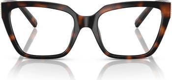 サイド ロゴが オシャレ ≪Tiffany&Co≫ スクエアレンズ クリア Tiffany & Co. TF2212 8268 glasses | Buy online now