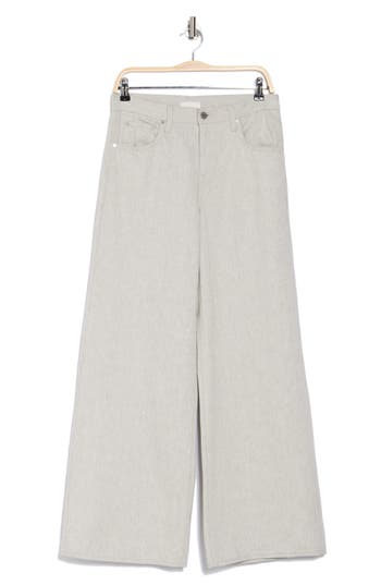 Twp Tiny Dancer Wide Leg Jeans In Light Grey