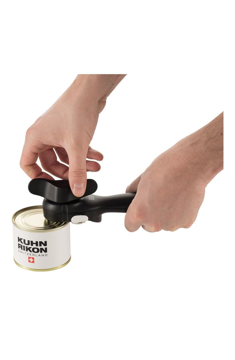 Kuhn Rikon Auto Safety Lid Lifter Can Opener, Alternate, color, Black