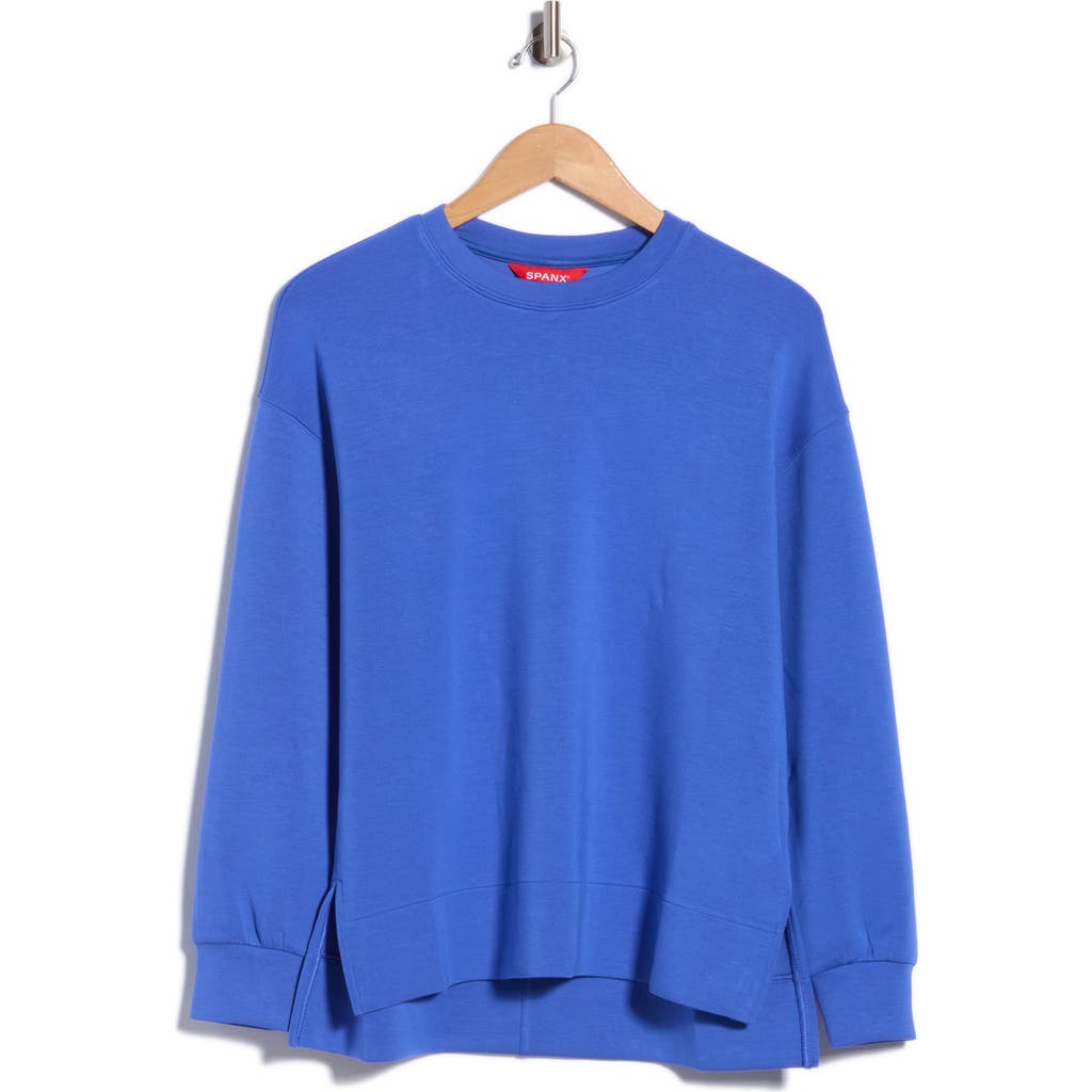 Spanx ® Airessentials Crewneck Sweatshirt In Blue