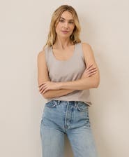Pact Organic Cotton Luxe Stretch Jersey Tank