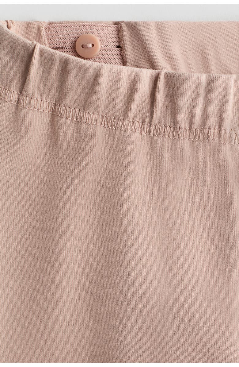 H&M Pima Cotton Leggings, Alternate, color, Light Dusty Pink