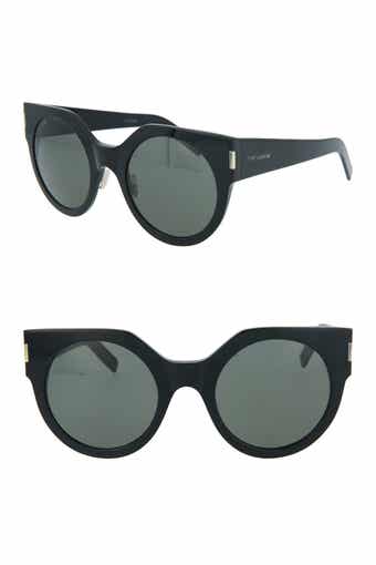 Saint Laurent 52mm Round Sunglasses