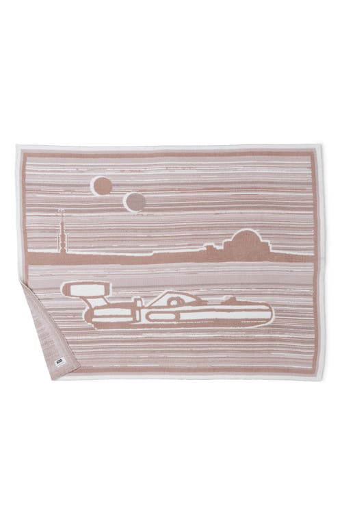 Barefoot Dreams X Star Wars Cozychic® Landspeeder Throw Blanket In Adobe Multi