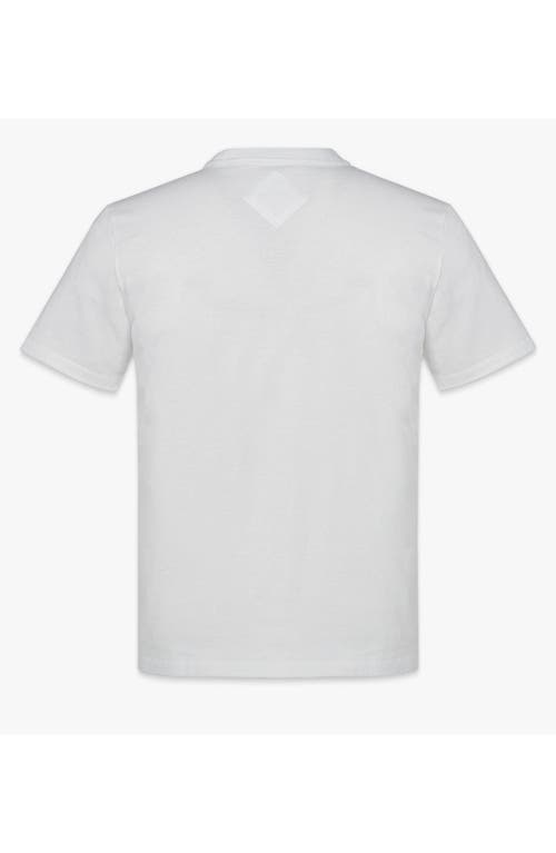 Mcm Laurel Logo Print T-shirt In White