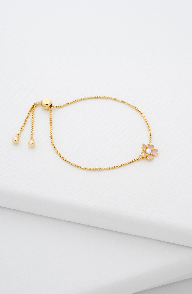 Ted Baker Petial Painted Flower Slider Bracelet, Alternate, color,