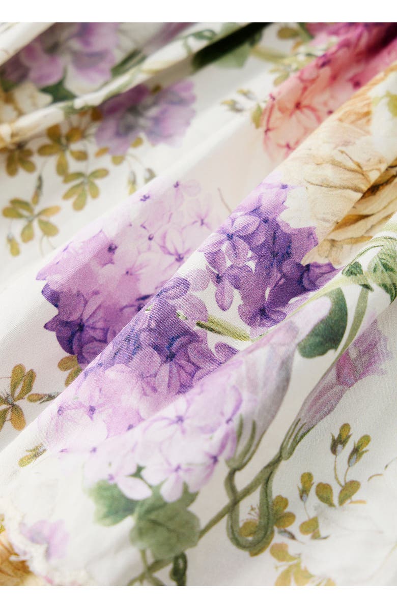 Marlo Kids Seraphina Halter Neck Frill Mini Dress, Alternate, color, Floral