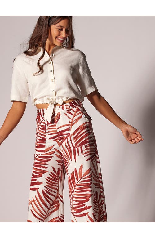 Tori Richard A New Leaf Maybelle Pant In Mocha