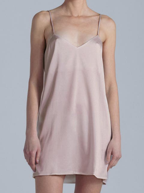 Patricia Silk Slip Mini Dress
