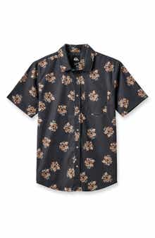 Quiksilver Wailua Classic Fit Floral Short Sleeve Button-Up Shirt
