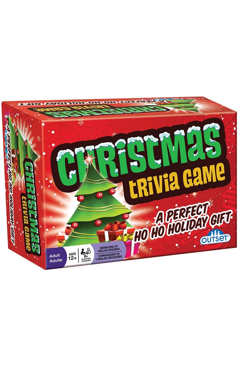 Outset Media Christmas Trivia Game, Main, color, Multicolored