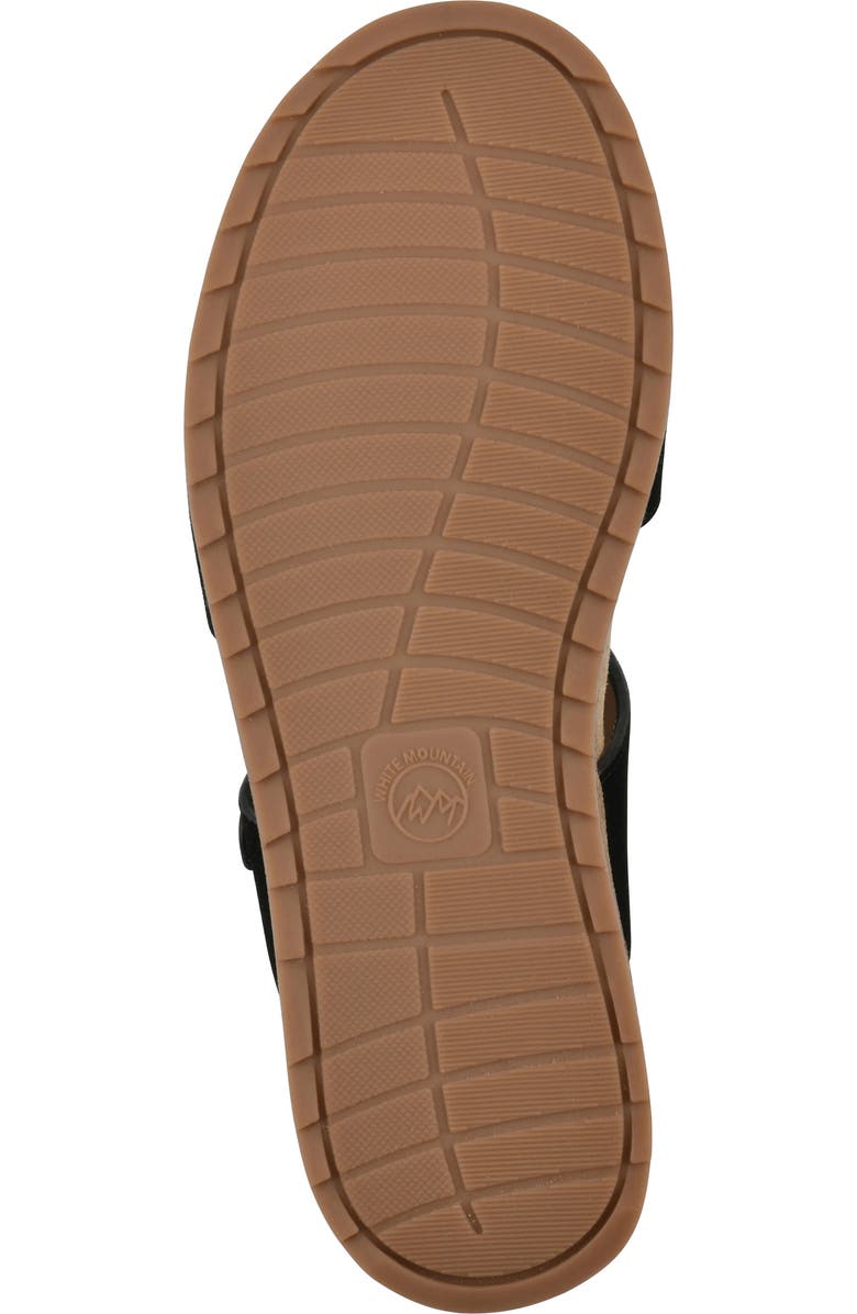 CLIFFS BY WHITE MOUNTAIN Gelato Wedge Sandal, Alternate, color, Black Suede