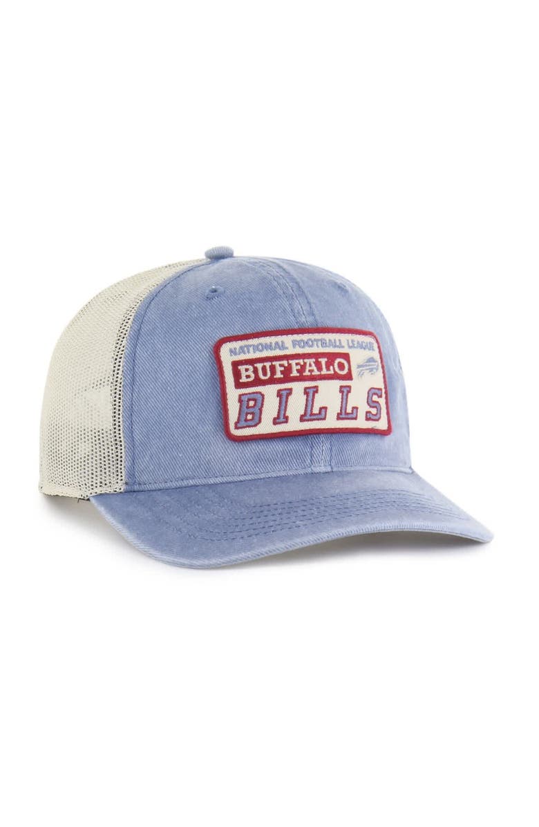 '47 Men's '47  Royal Buffalo Bills Canteen Relaxed Trucker Adjustable Hat, Alternate, color, 