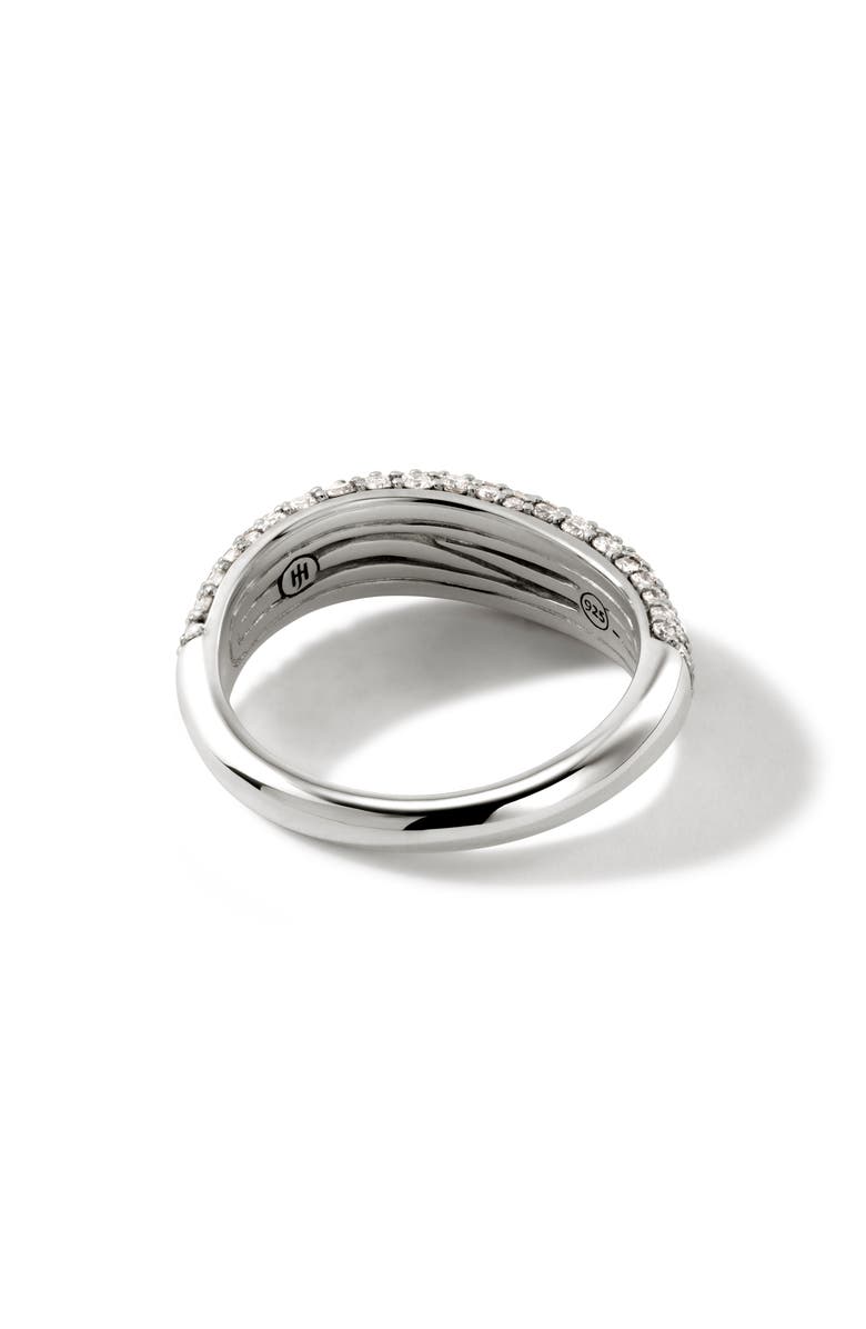 John Hardy Surf Ring, Sterling Silver, Diamonds, Alternate, color, 