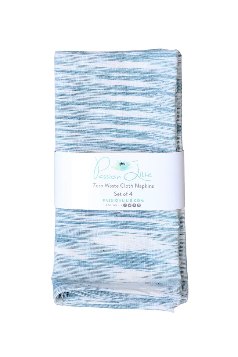 Cloth Napkins - Set of 4, Main, color, Light Blue