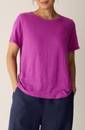 Eileen Fisher Organic Linen Crewneck T-Shirt