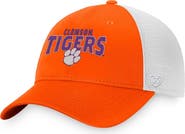 TOP OF THE WORLD Men's Top of the World Orange Clemson Tigers Breakout Trucker Snapback Hat