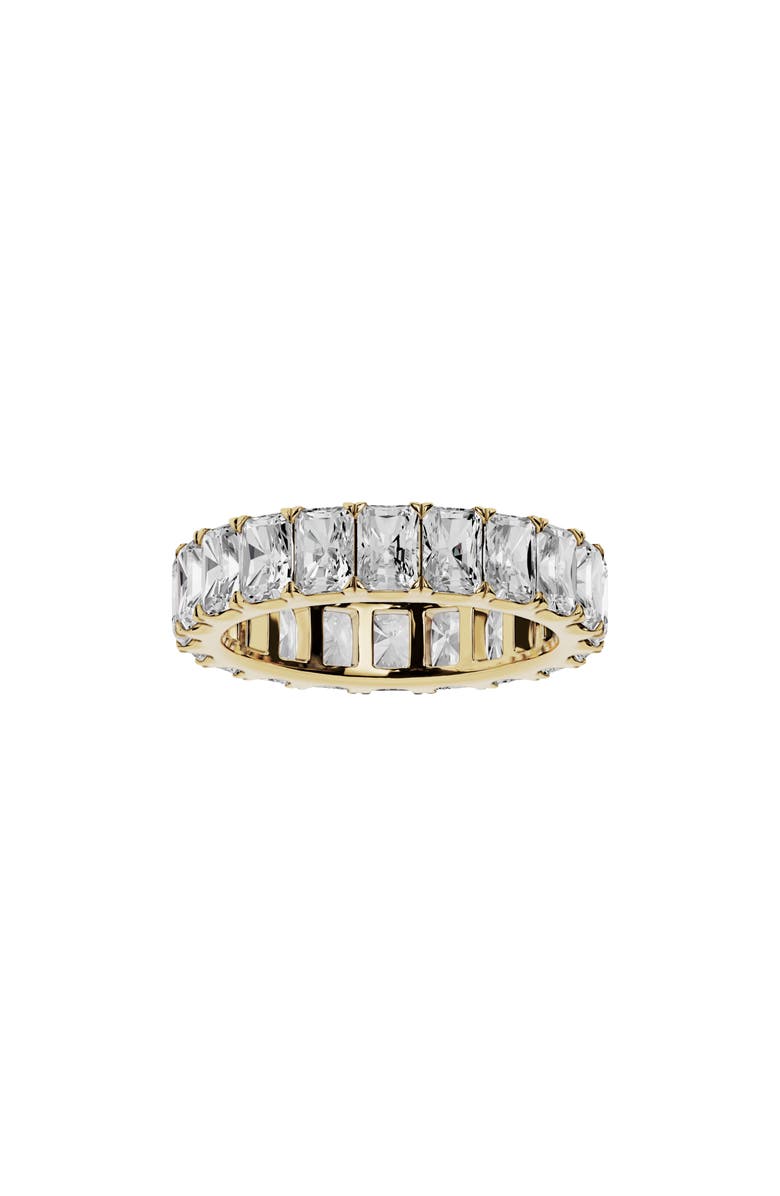 Jennifer Fisher 18K Gold Emerald Cut Lab Created Diamond Eternity Ring - 5.2 ctw, Main, color, 18K Yellow Gold