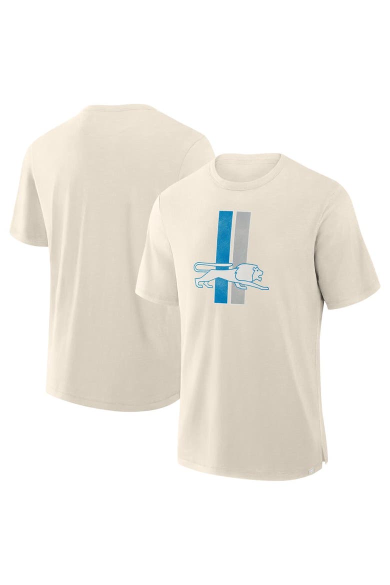 Men's Fanatics  Cream Detroit Lions Slub T-Shirt, Main, color, Cream