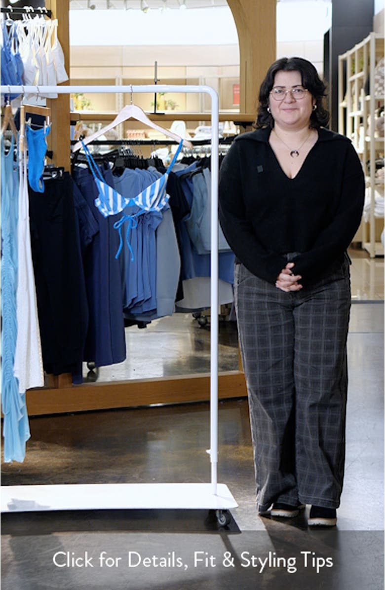 Ocean Blue Dainty Reversible Underwire Bikini Top, sales video thumbnail