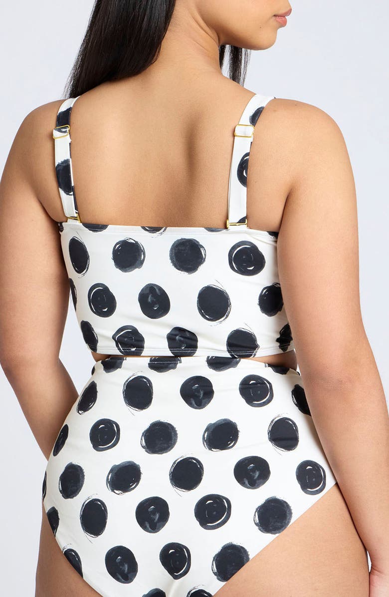 ELOQUII Crop Tankini Top, Alternate, color, 