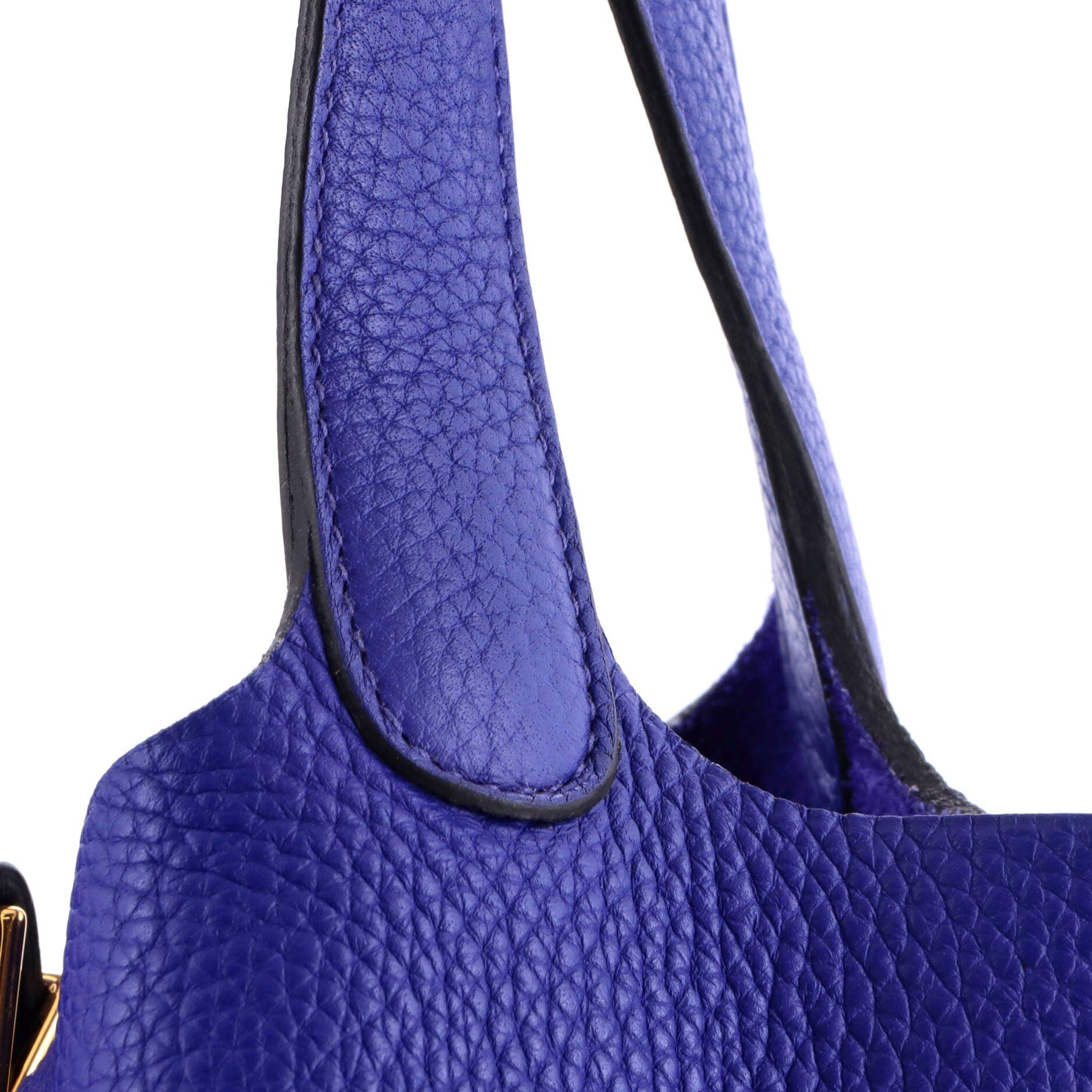 Picotin Lock Bag Clemence MM, Alternate, color, Blue