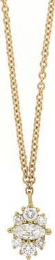 Bony Levy Getty Diamond Crown Cluster Pendant Necklace (Nordstrom Exclusive)