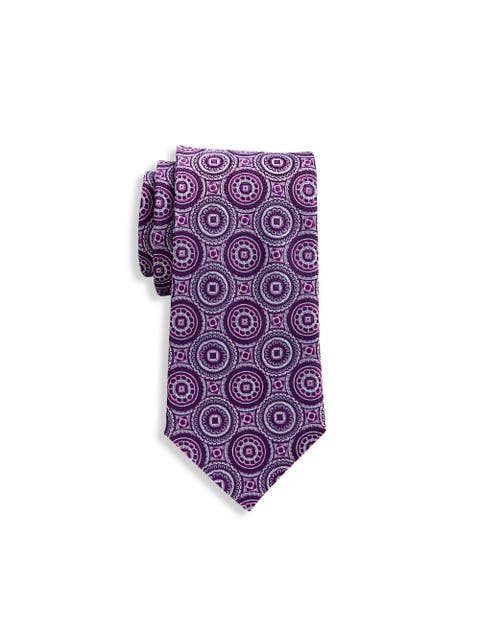 Big & Tall Circular Medallion Tie