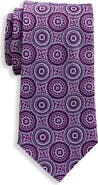 Oak Hill Premium by DXL Big & Tall Circular Medallion Tie