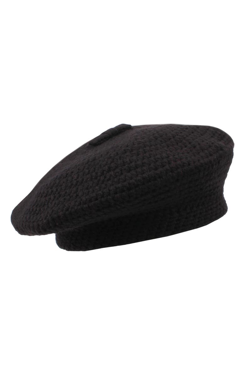 Kate Spade New York crocheted beret, Main, color, 