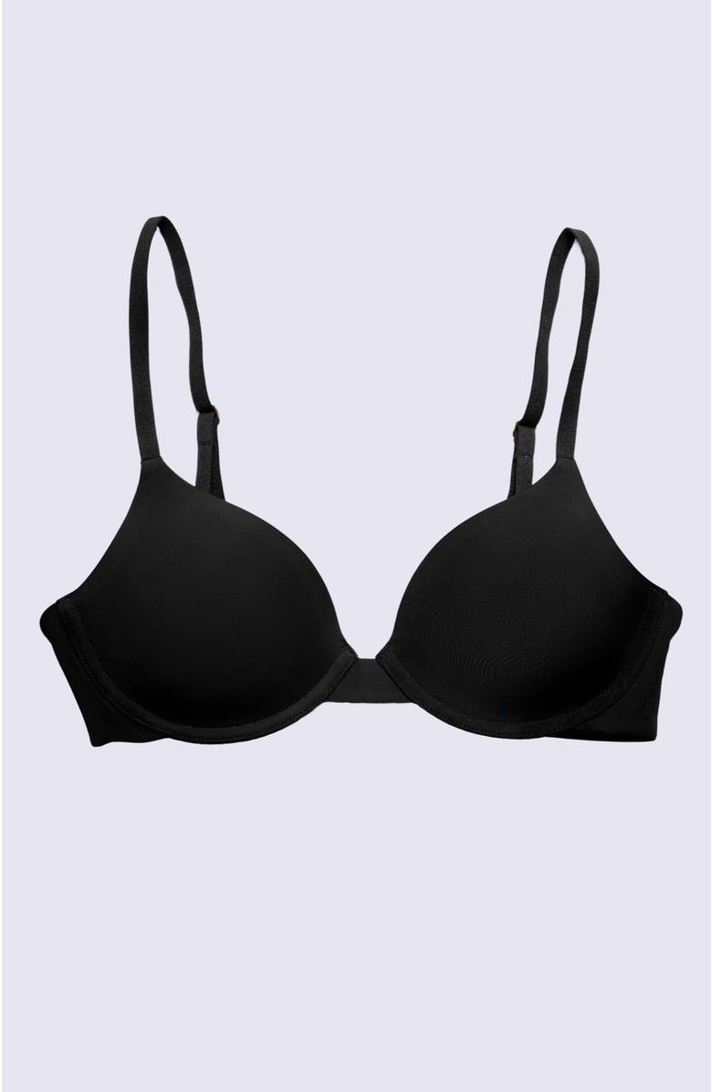 Pepper Simply Smooth T-Shirt Bra, Alternate, color, Black
