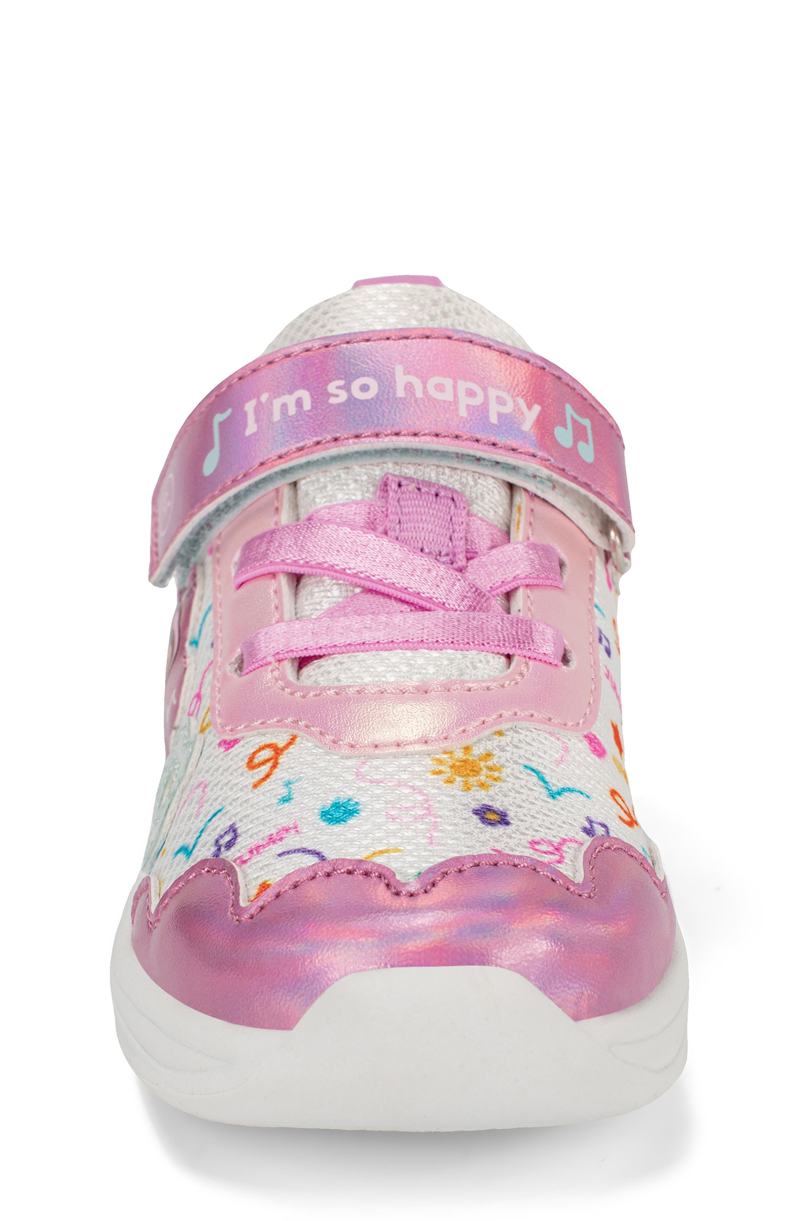 Stride Rite Kids' x Ms. Rachel I'm So Happy Sneaker, Alternate, color, Pink