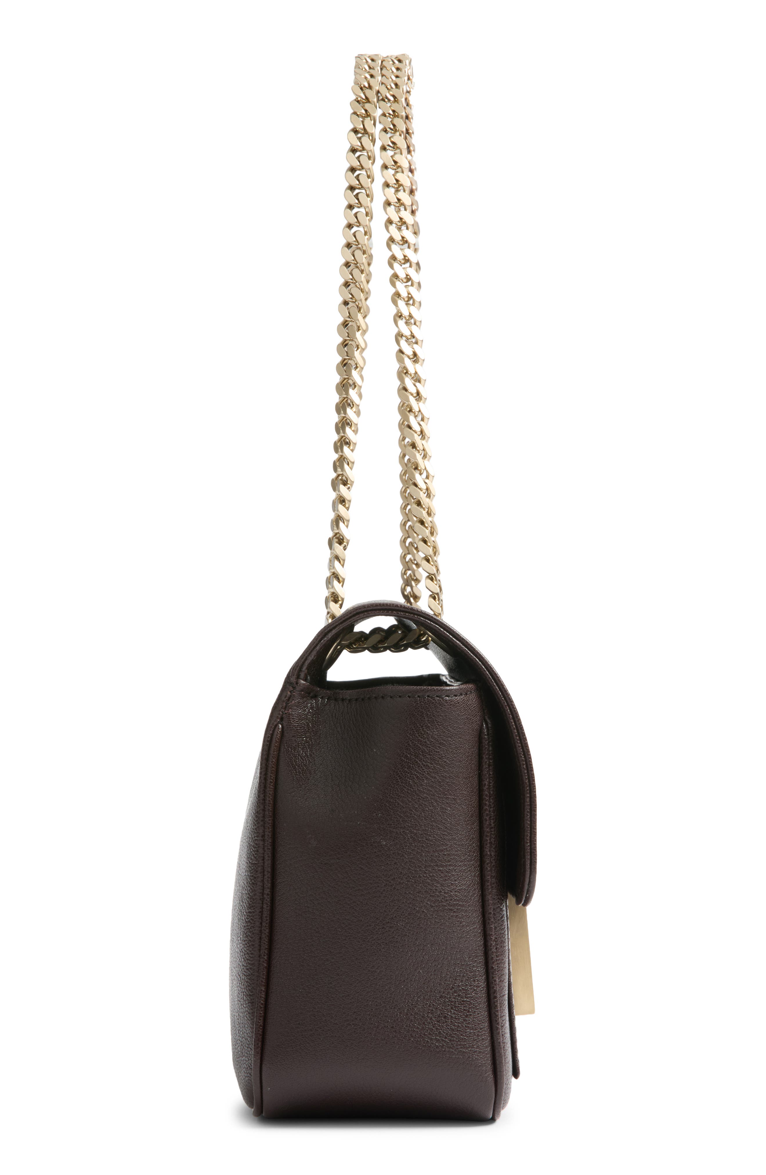 Mia Chain Shoulder Bag, Alternate, color, ESPRESSO