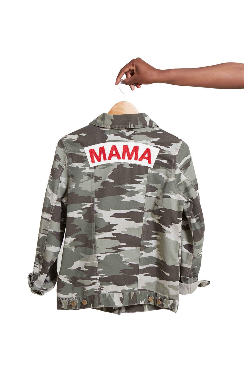 Ingrid & Isabel <sup>®</sup> Mama Camo Maternity Jacket, Alternate, color,